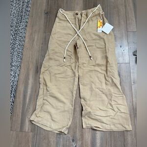 NEW Women’s C&C California Tan Wide-Leg Pants (Size 2)